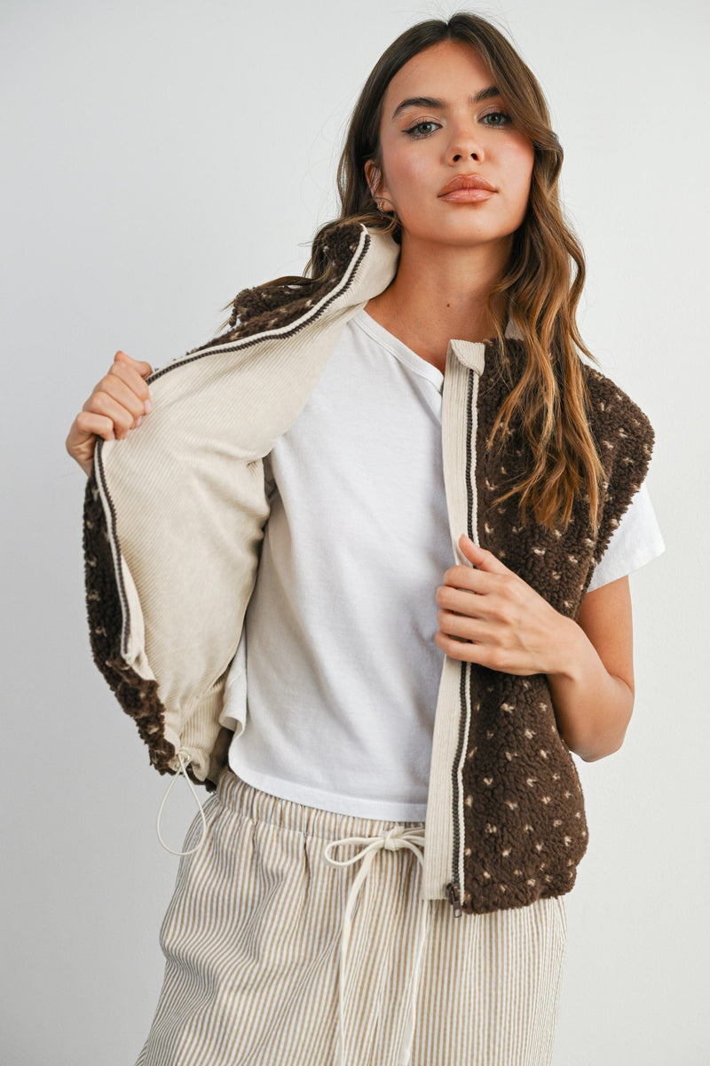 Addie Fleece Vest-Jackets-Uniquities