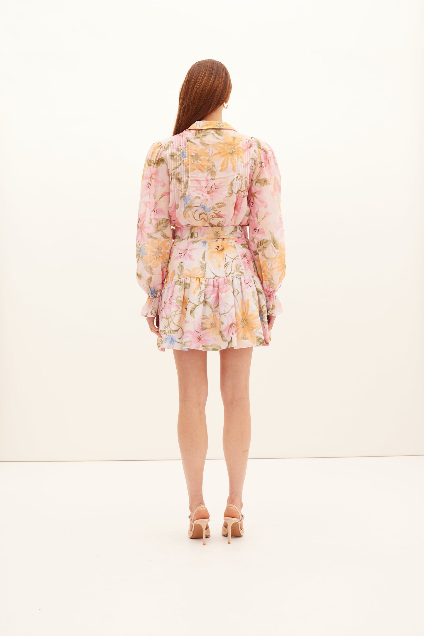Gladioli Frilled Skirt-Bottoms-Uniquities