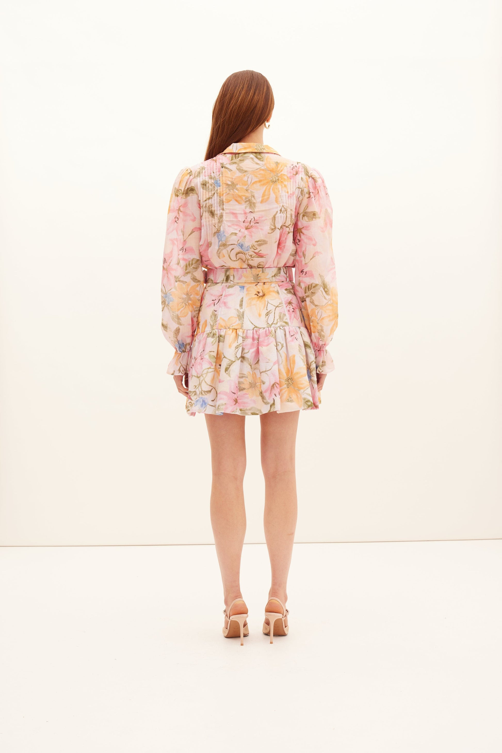 Gladioli Frilled Skirt-Bottoms-Uniquities