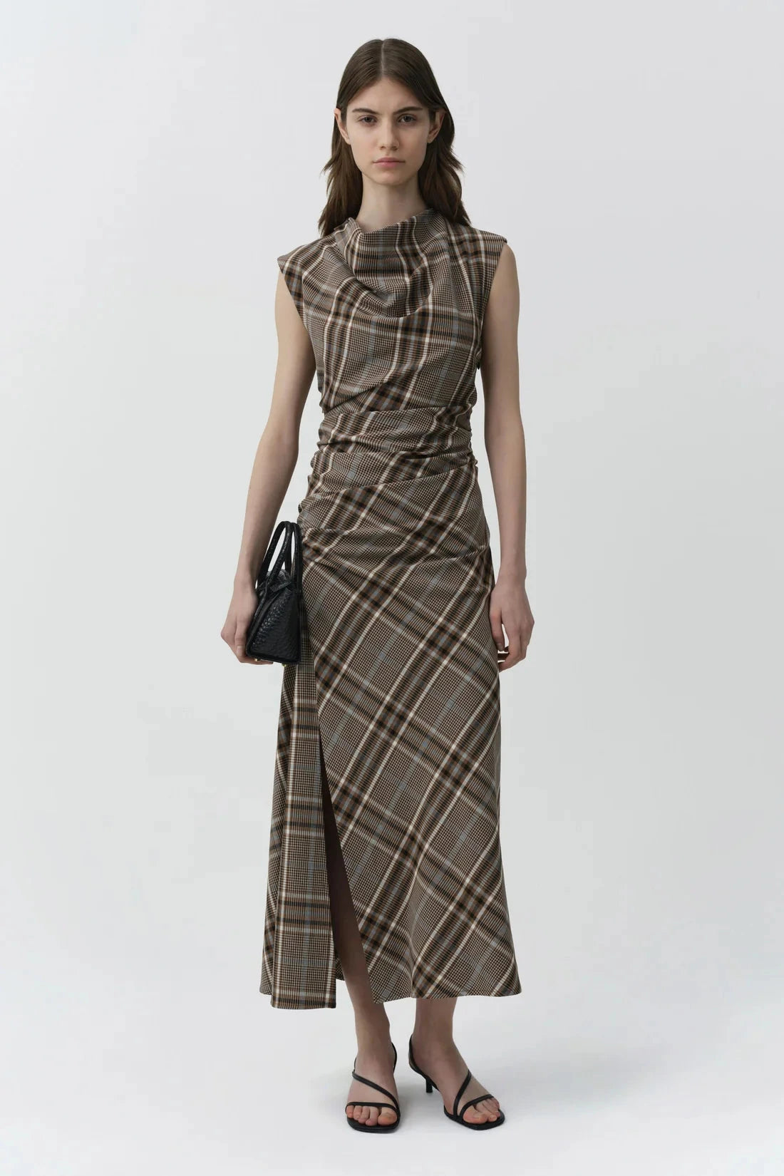 Burke Sleeveless Draped Midi Dress Dresses Simkhai 