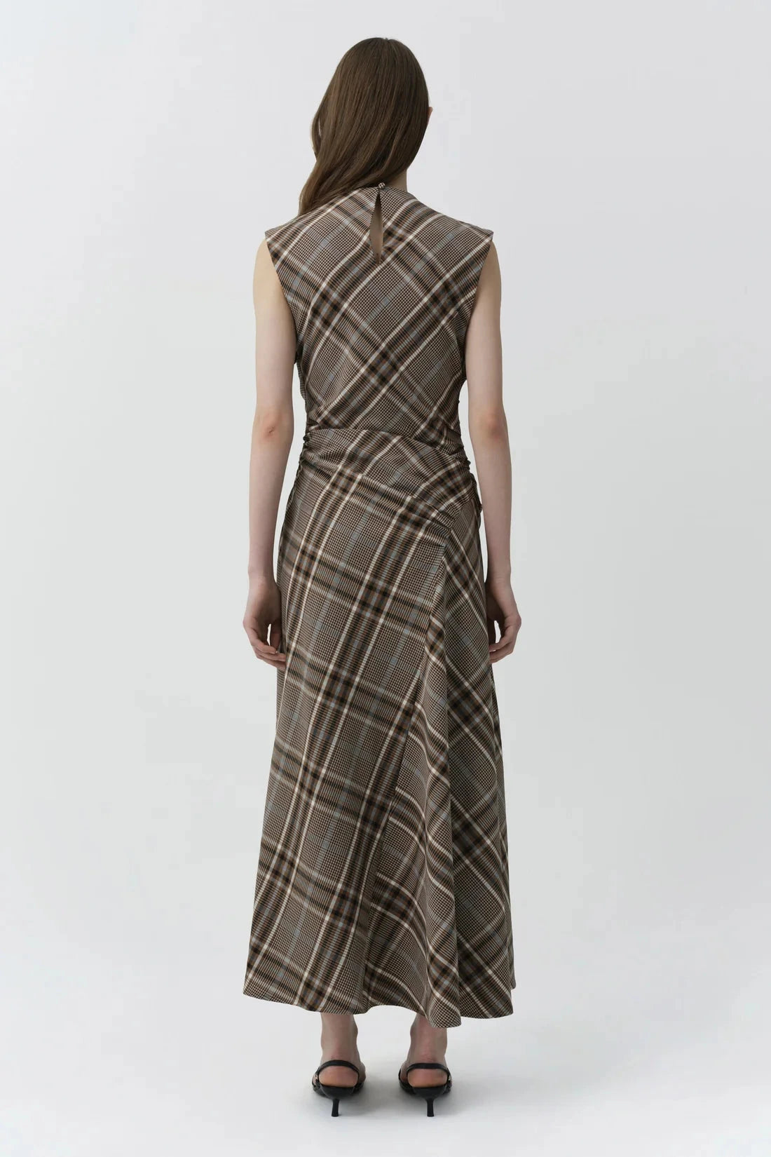Burke Sleeveless Draped Midi Dress Dresses Simkhai 