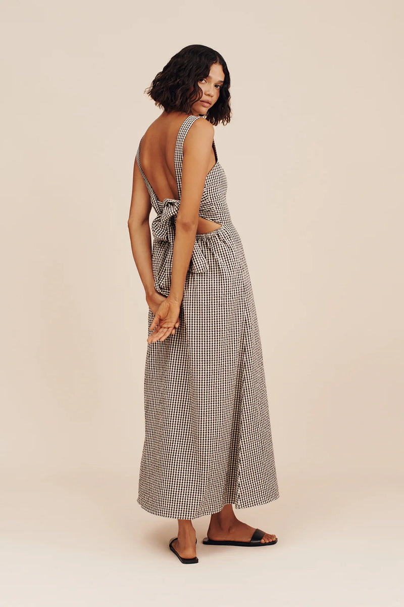 Amelia Square Neck Dress-Dresses-Uniquities