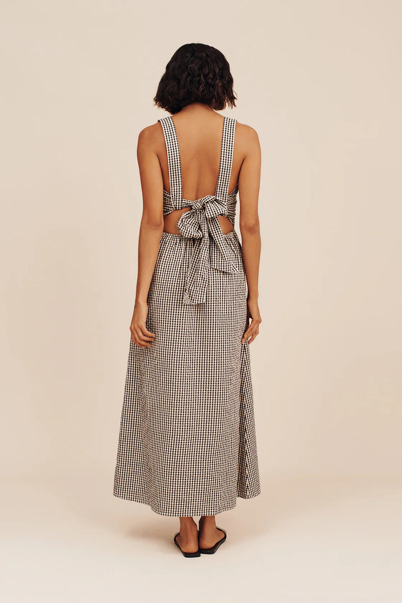 Amelia Square Neck Dress-Dresses-Uniquities
