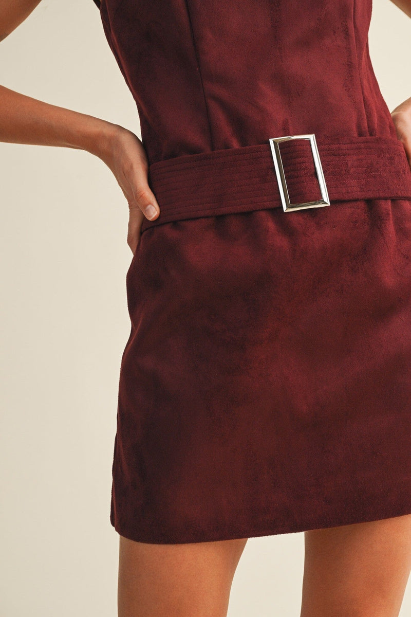 Quinn Belted Dress-Dresses-Uniquities