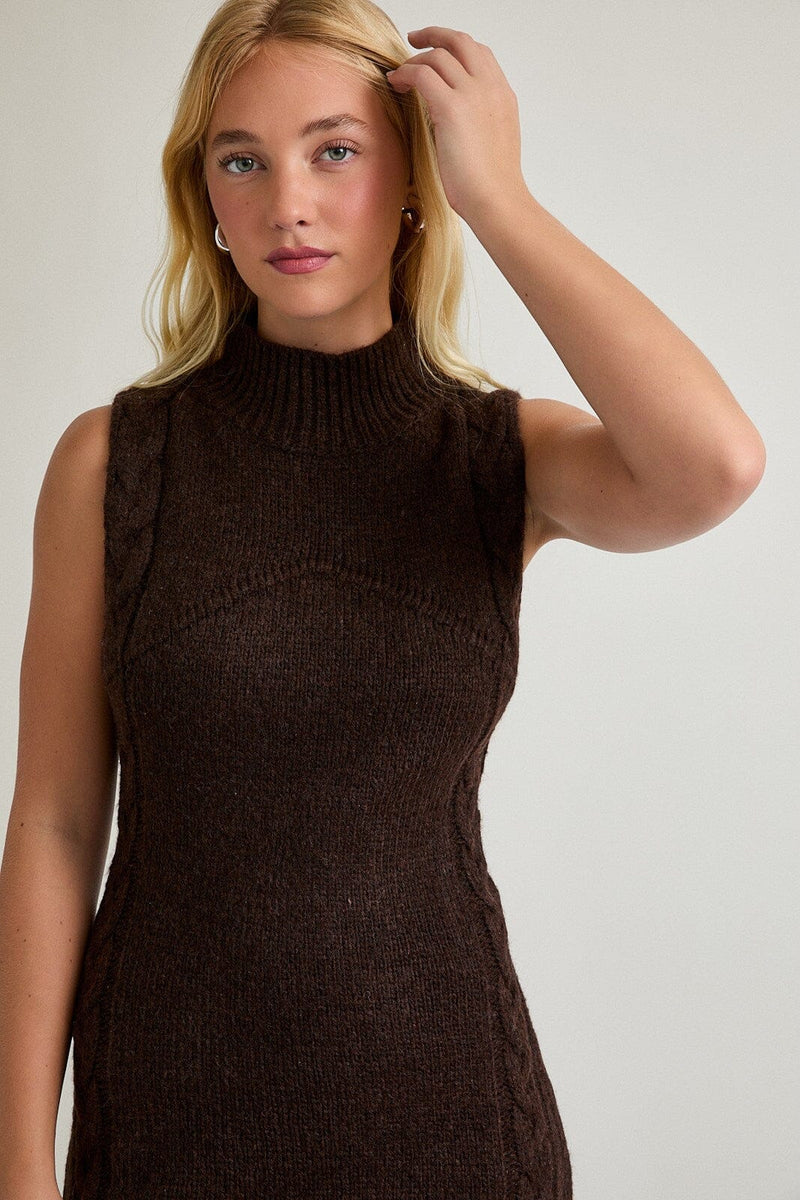 Kali Mini Sweater Dress-Dresses-Uniquities