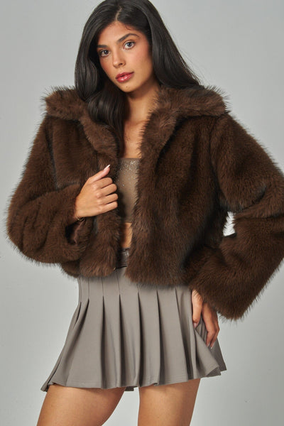 Faux Fur Jacket-Jackets-Uniquities