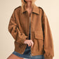 Jaelyn Suede Jacket-Jackets-Uniquities