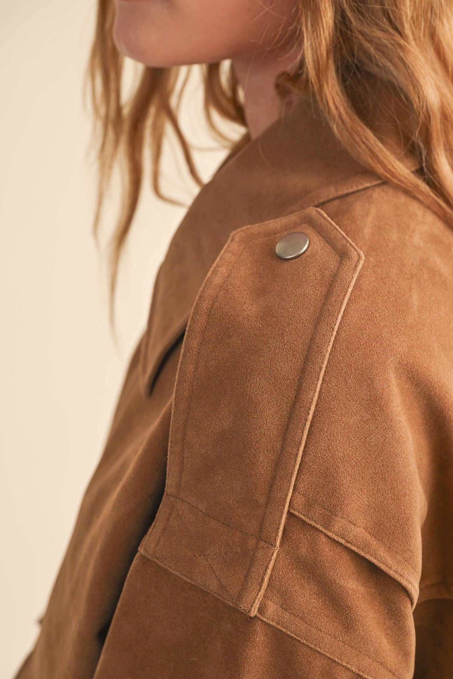 Jaelyn Suede Jacket-Jackets-Uniquities