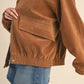 Jaelyn Suede Jacket-Jackets-Uniquities