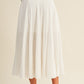 Elsie Pleated Seam Skirt-Bottoms-Uniquities