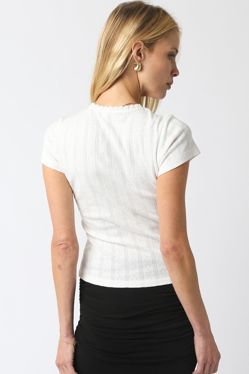 Nadine Tie Top-Tops/Blouses-Uniquities