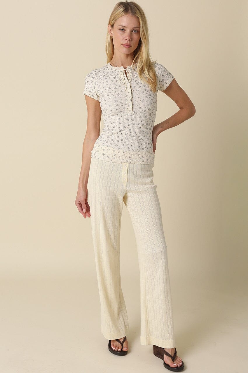 Nadine Tie Top-Tops/Blouses-Uniquities