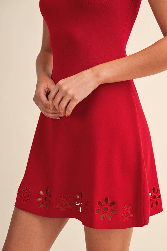 Poppy Embroidered Dress-Dresses-Uniquities