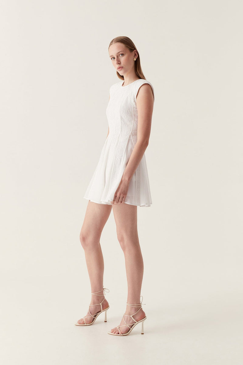 Soleil Lace Mini Dress-Dresses-Uniquities