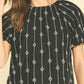 Ashley Embroidered Top-Tops/Blouses-Uniquities