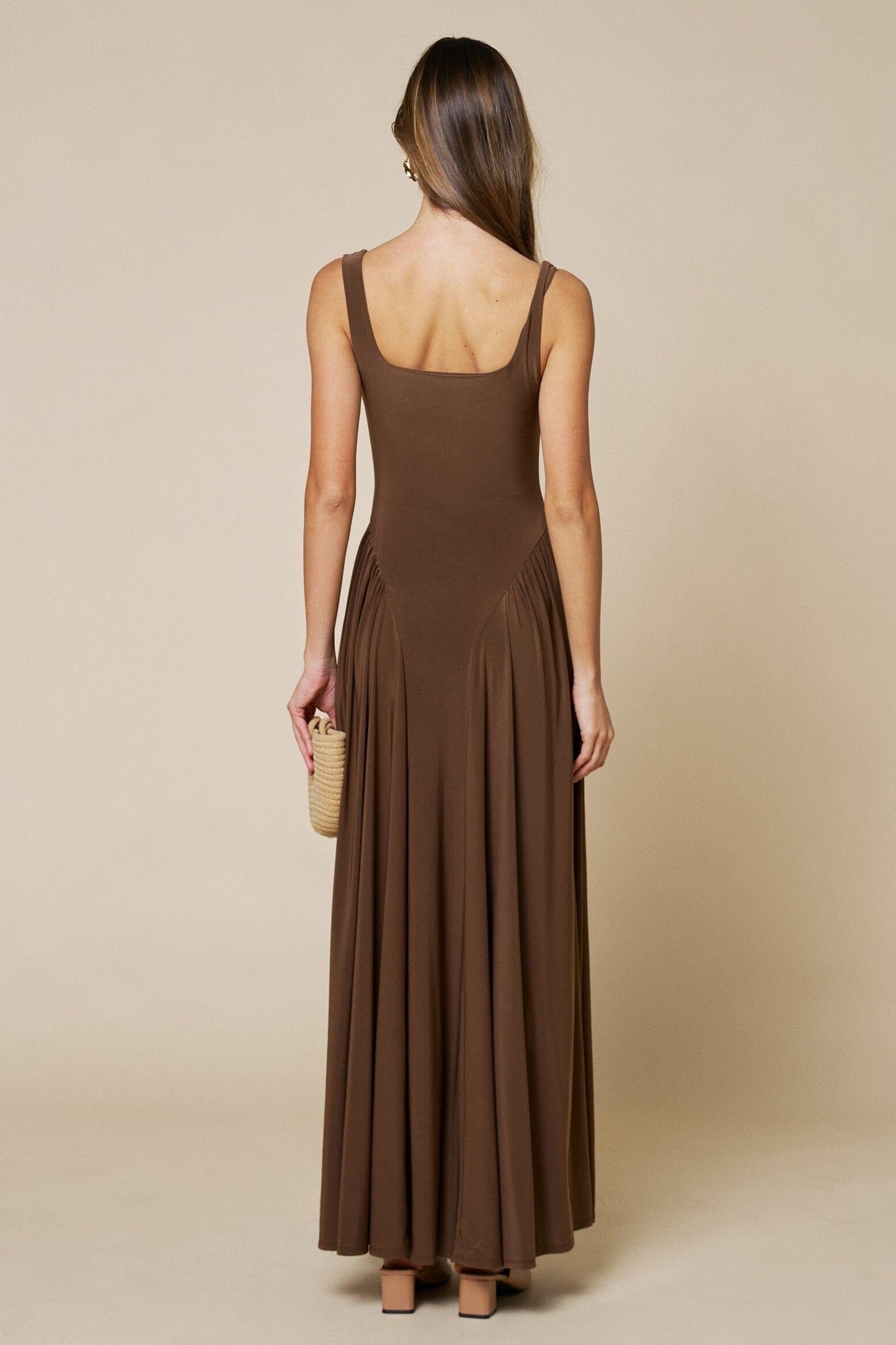 Morgan Jersey Maxi Dress-Dresses-Uniquities