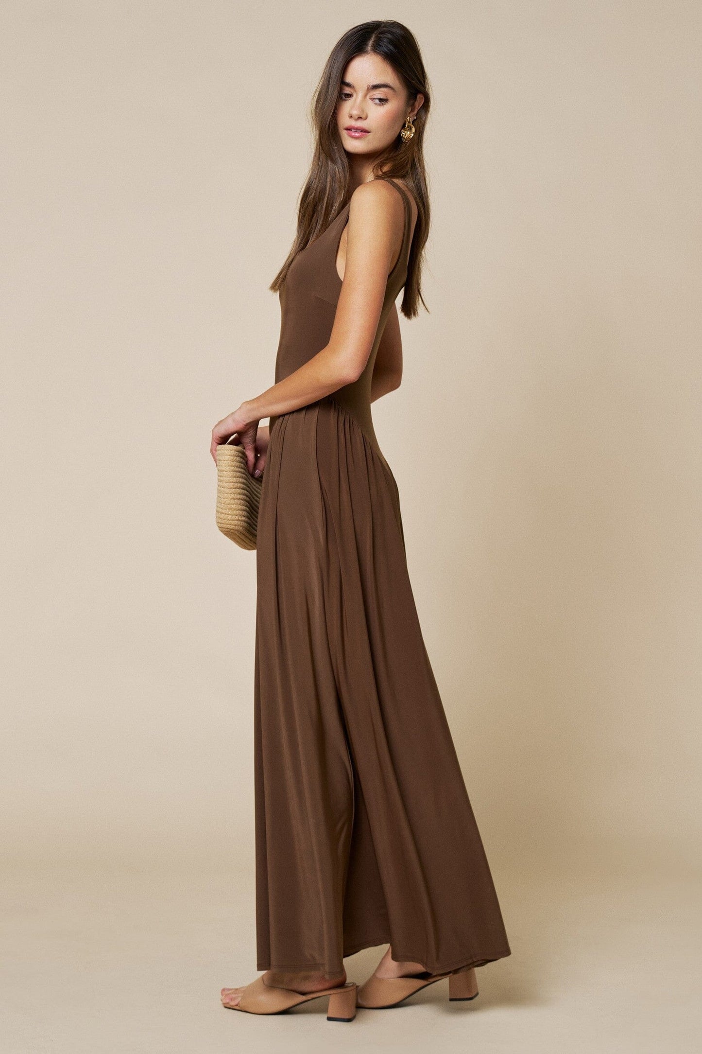 Morgan Jersey Maxi Dress-Dresses-Uniquities