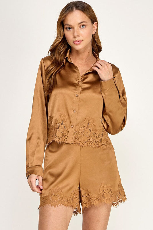 Fern Lace Short-Bottoms-Uniquities