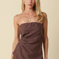 Remi Linen Asymmertrical Top