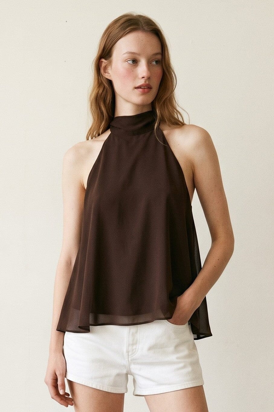 Ava Halter Top Tops/Blouses Kendall Lane 