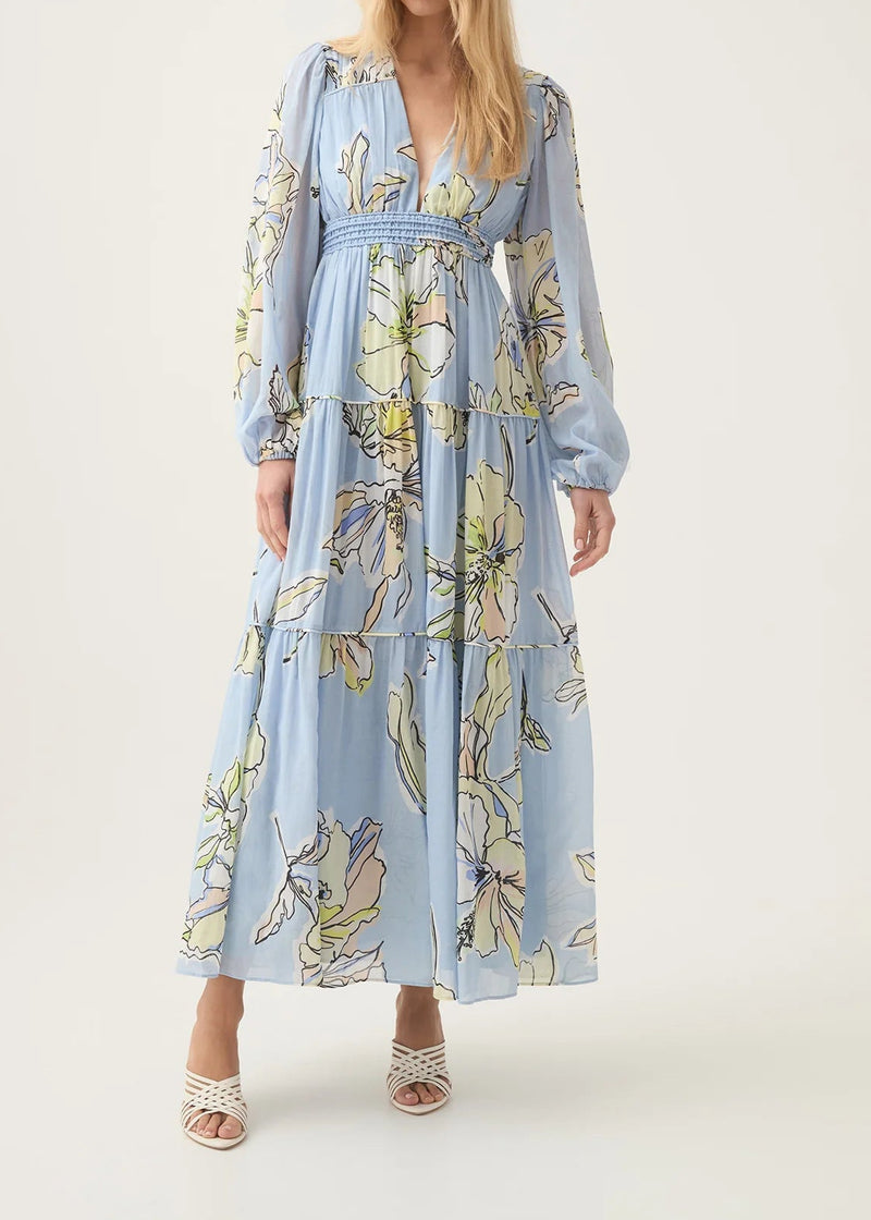 Romantica Voile Maxi Dress-Dresses-Uniquities