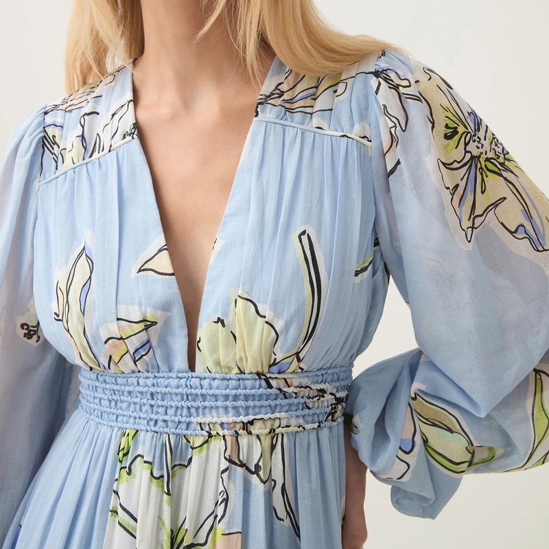 Romantica Voile Maxi Dress-Dresses-Uniquities