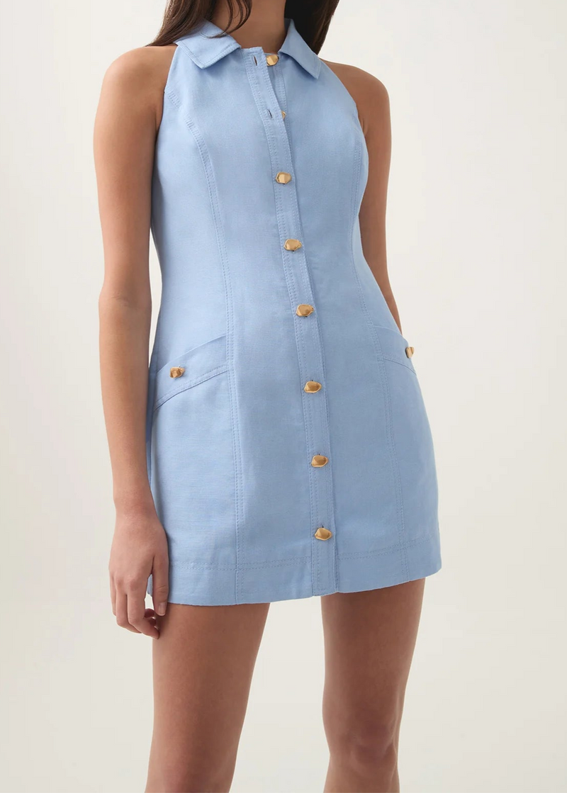 Angela Halter Mini Dress-Dresses-Uniquities