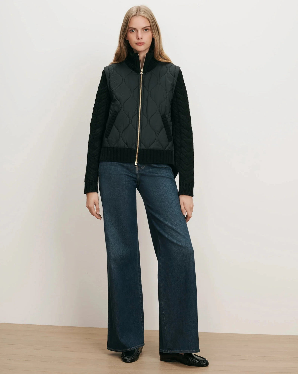 Patra Mixed Media Jacket-Jackets-Uniquities