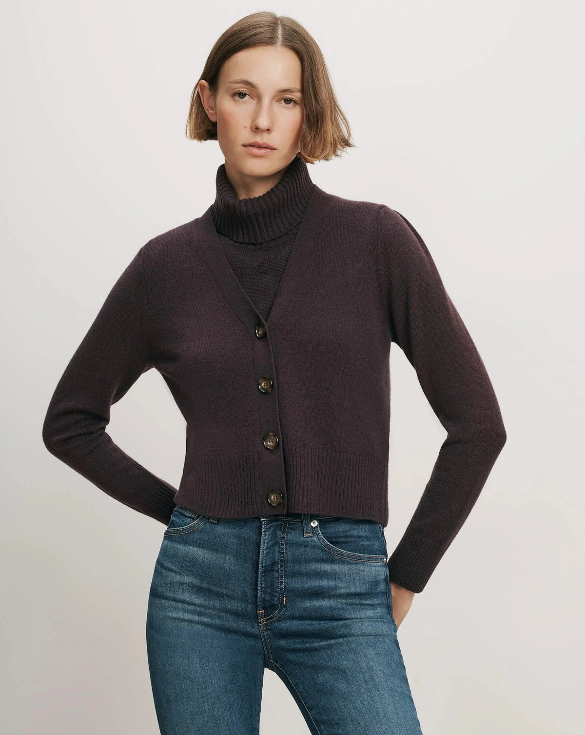 Solene Cashmere Cardigan by Veronica Beard - Image 2
