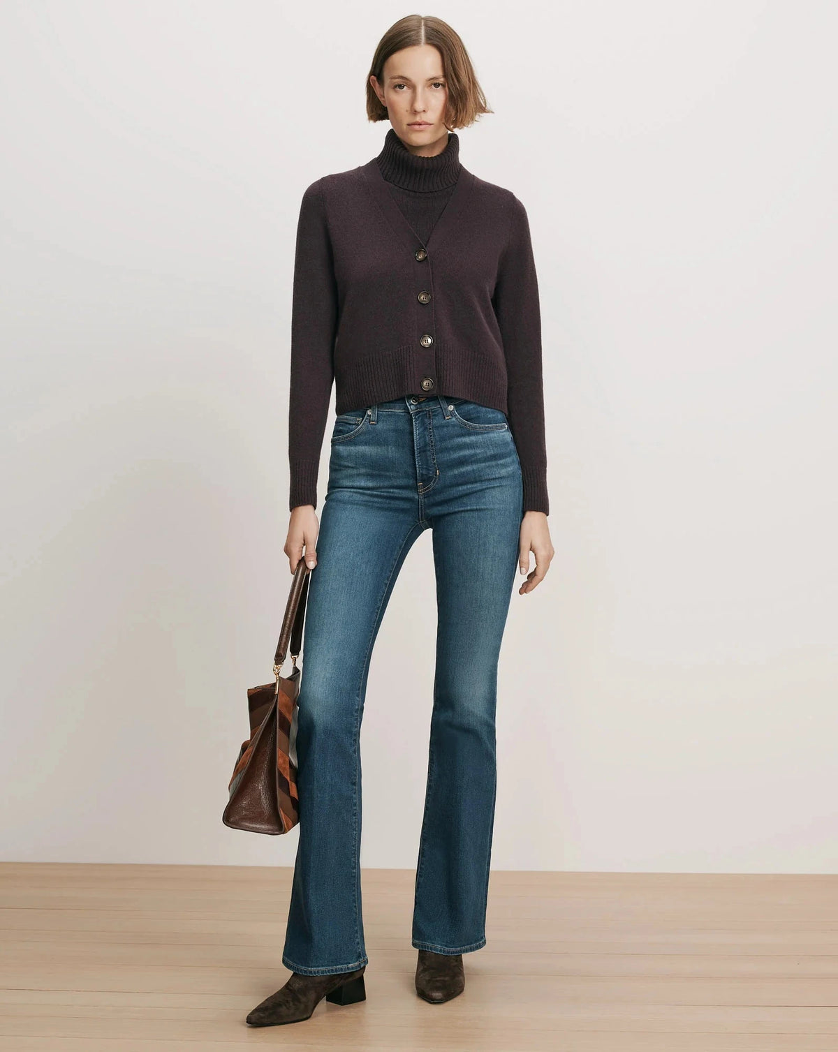 Solene Cashmere Cardigan by Veronica Beard - Image 3