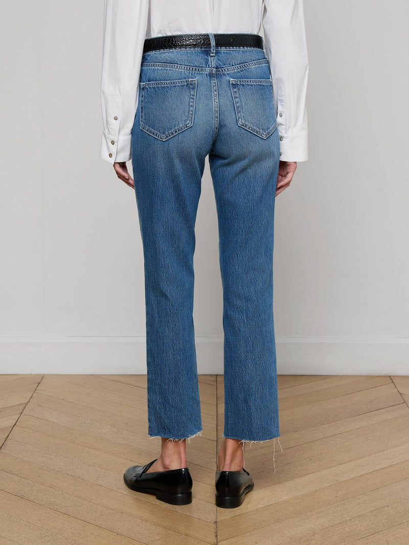 Milana Stovepipe Jeans-Denim-Uniquities