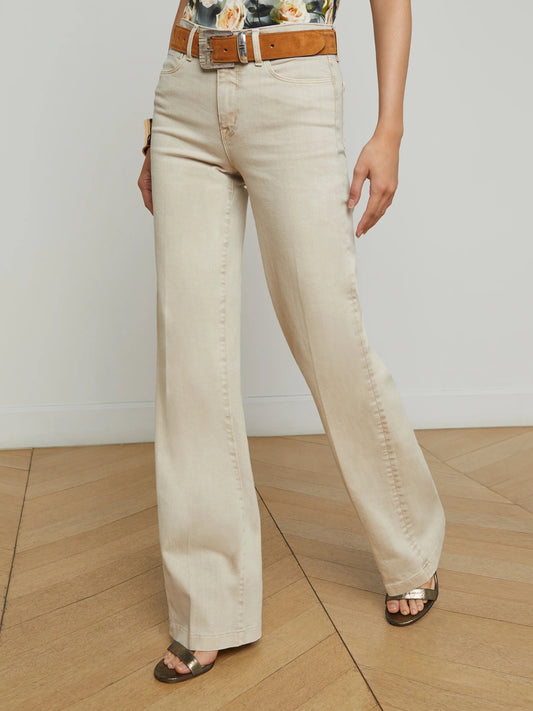 Clayton High Rise Wide Leg Jeans-Denim-Uniquities