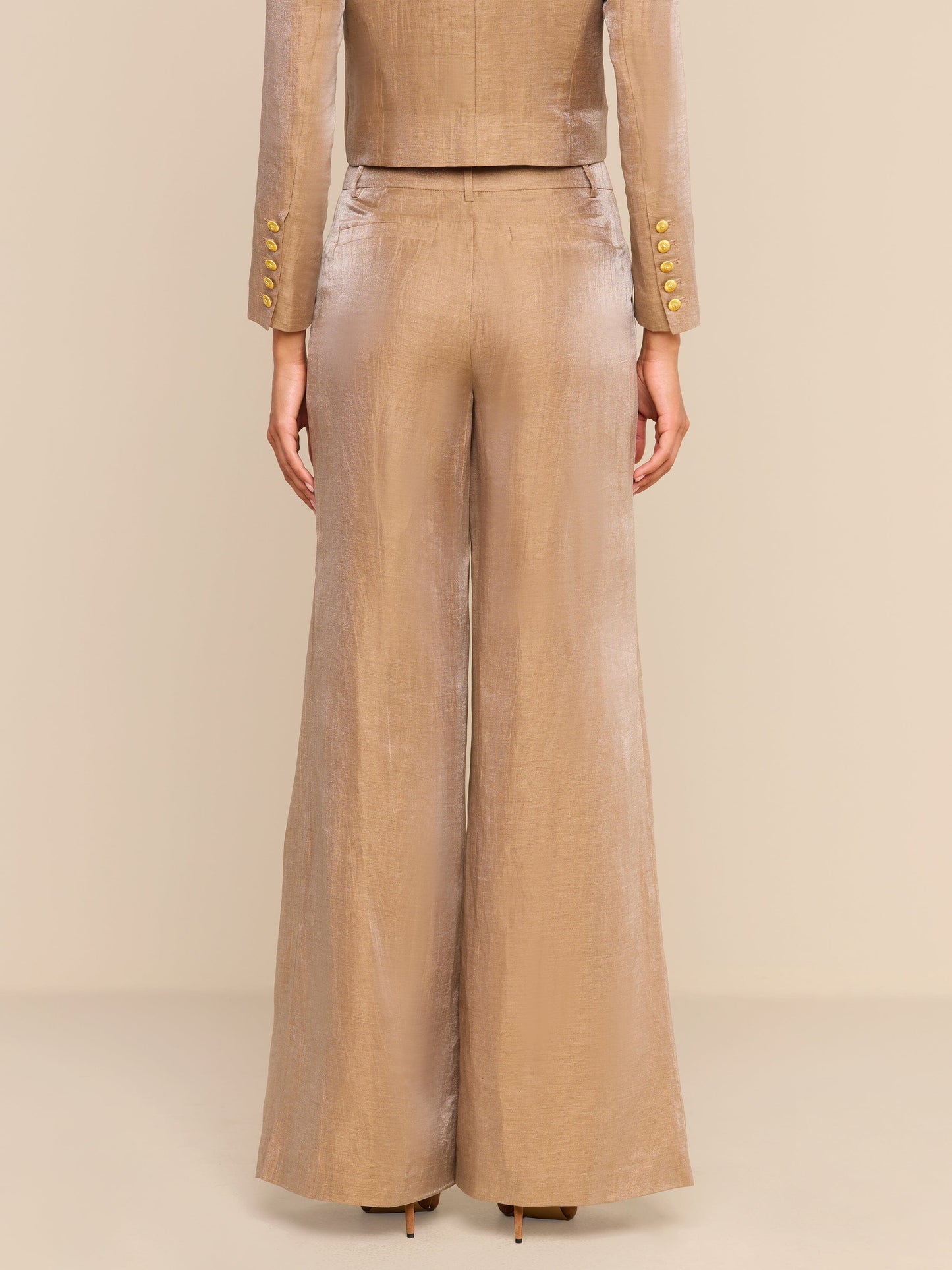 Allanah Mid Rise Trouser-Denim-Uniquities