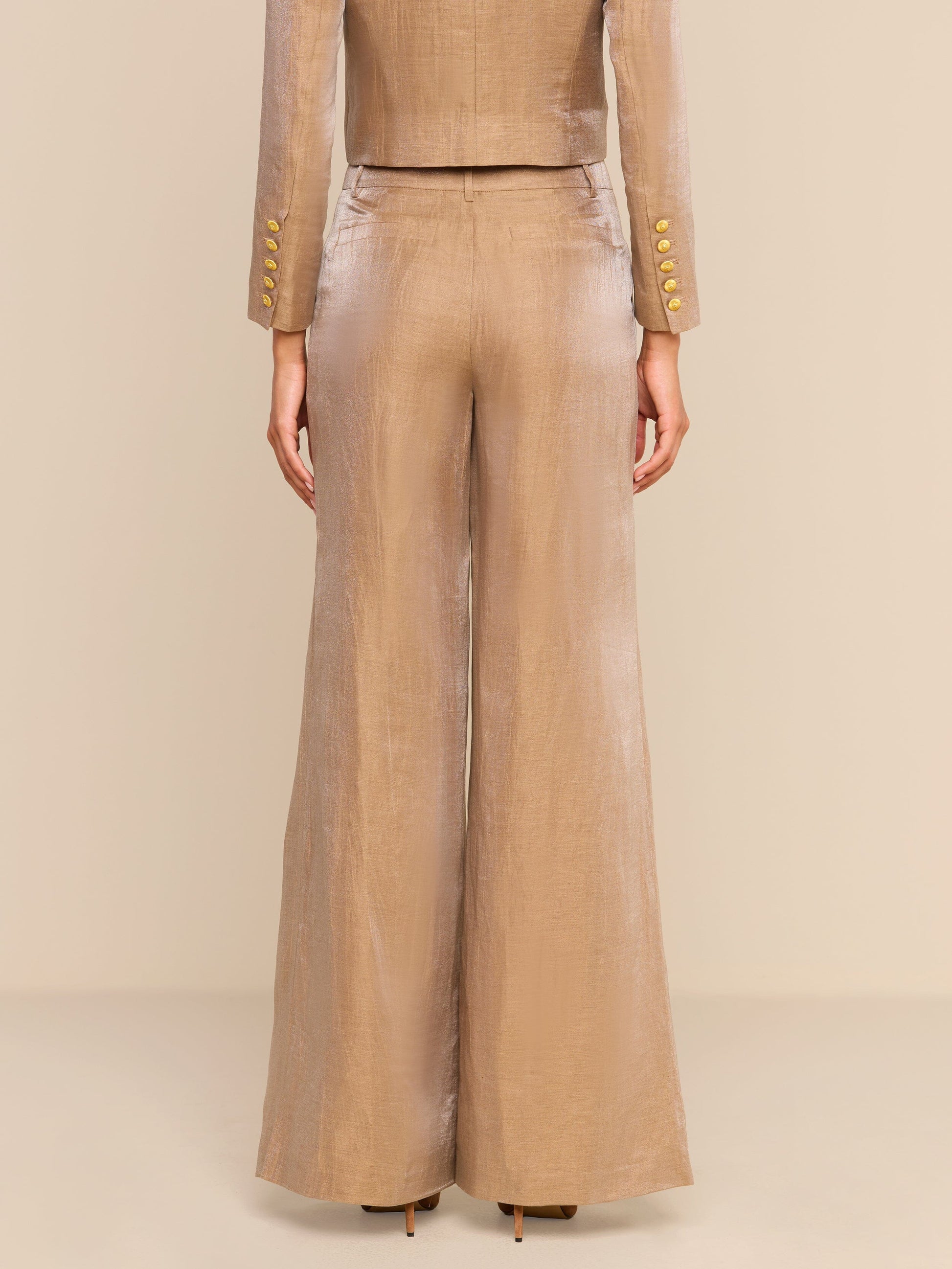 Allanah Mid Rise Trouser-Denim-Uniquities