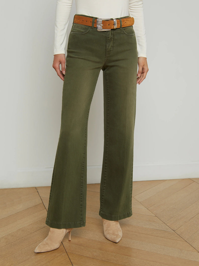 Scottie High Rise Wide Leg Jeans-Denim-Uniquities