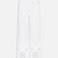 Eyelet Wide Flare-Denim-Uniquities