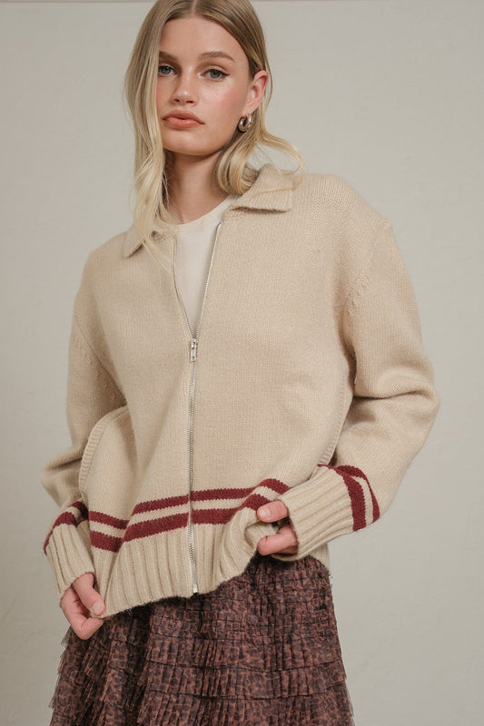 Scout Varsity Zip Jacket-Sweaters-Uniquities