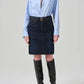 Etta Pencil Skirt-Denim-Uniquities
