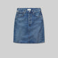 Etta Pencil Skirt-Denim-Uniquities