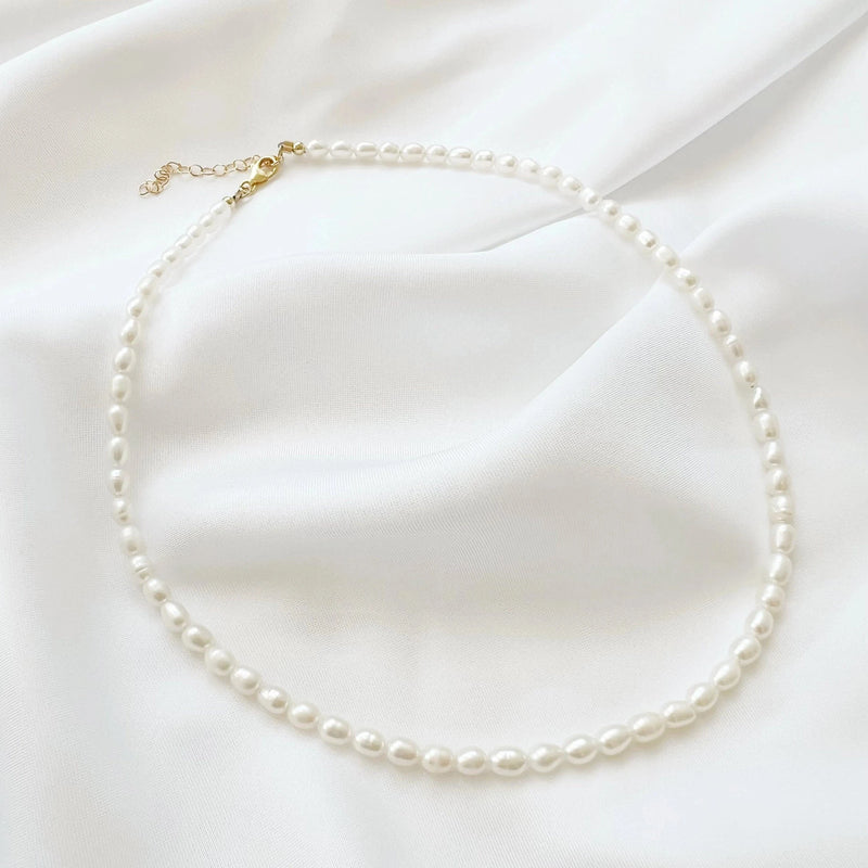 Sea Isle Pearl Beaded Necklace-Jewelry-Uniquities