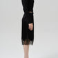 Lace Trimmed Skirt