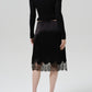Lace Trimmed Skirt