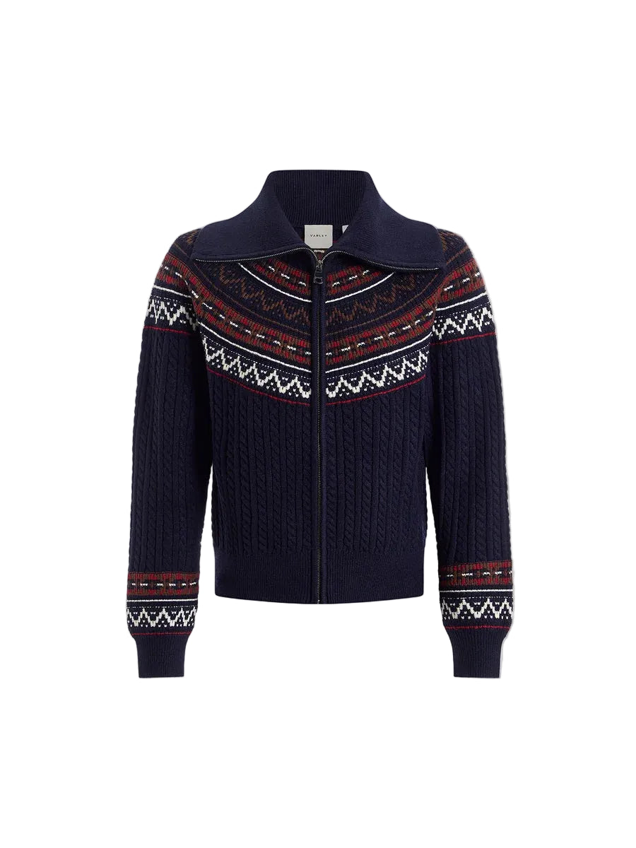 Hubert Zip Knit Jacket-Jackets-Uniquities