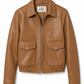 Zip Front Bomber Jacket