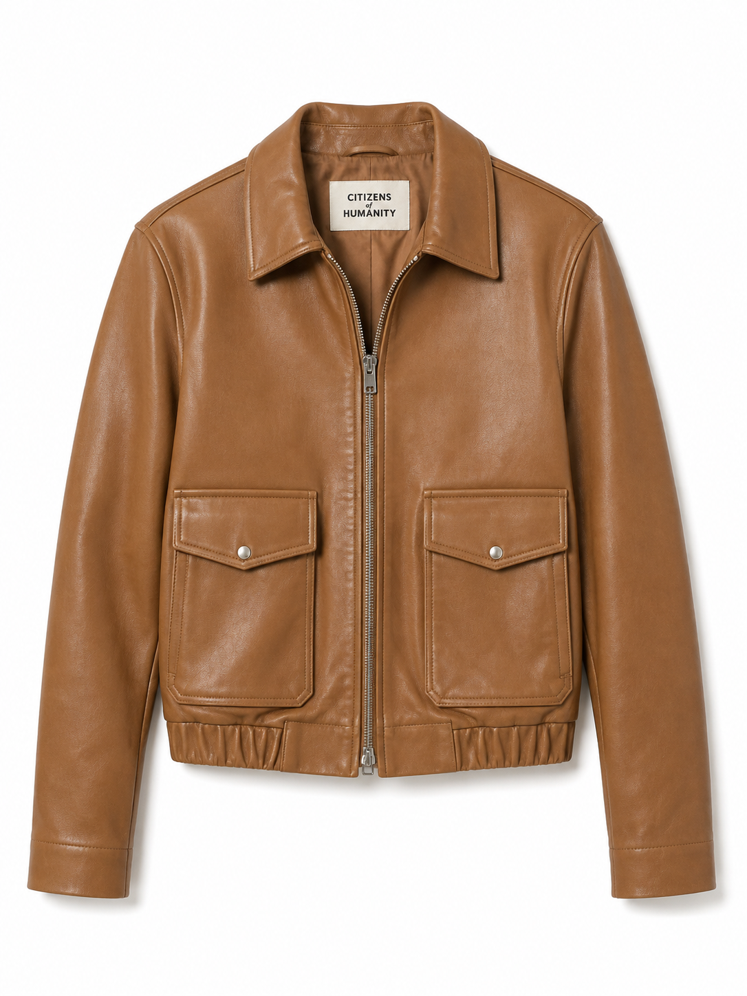 Zip Front Bomber Jacket