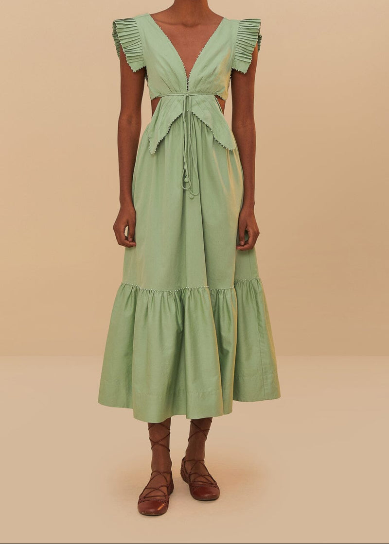 Butterfly Midi Dress-Dresses-Uniquities