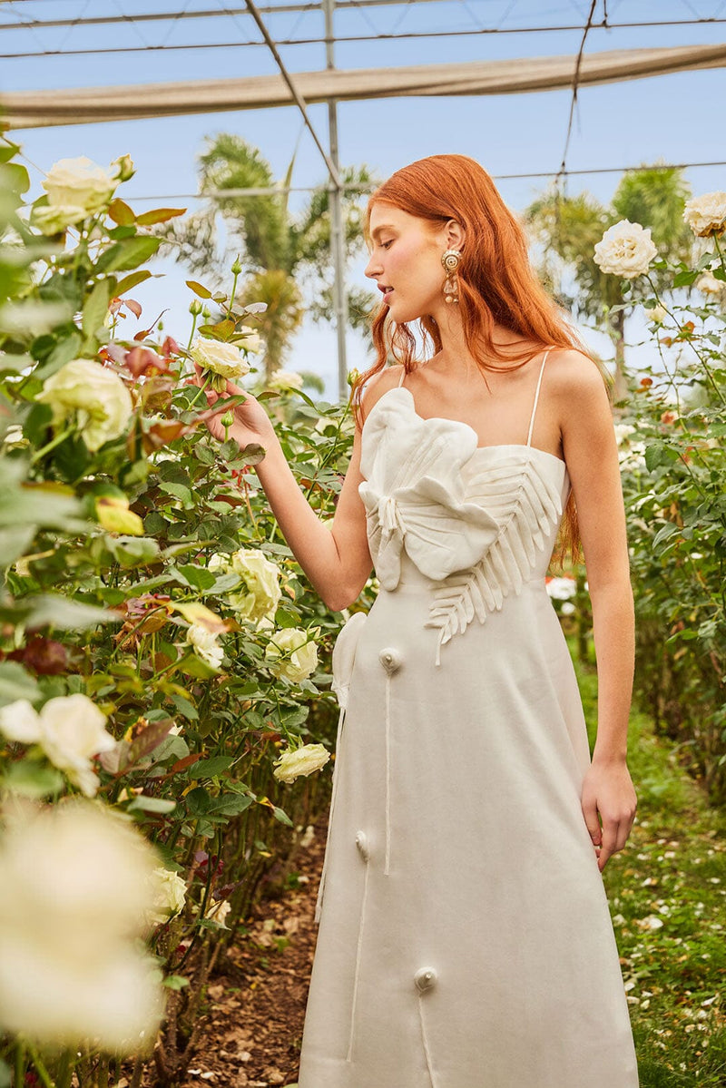 Garden Midi Dress-Dresses-Uniquities