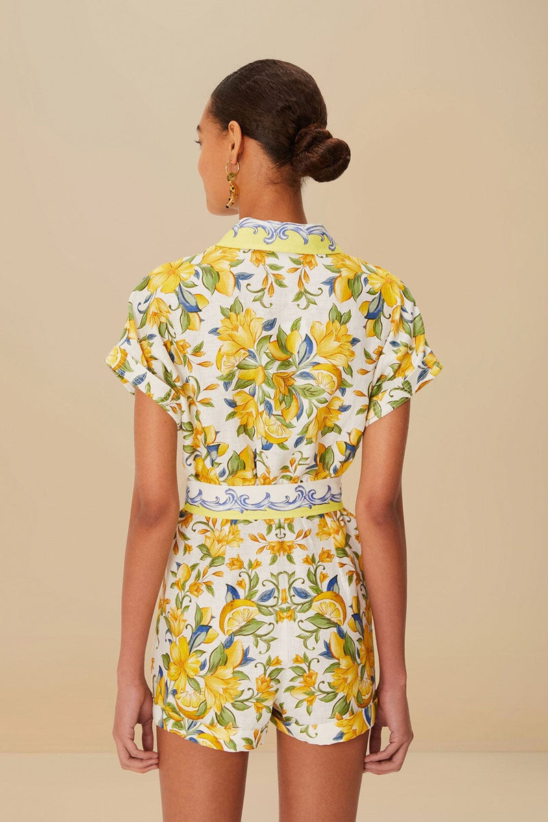 Sicily Scarf Romper-Jumpsuits & Rompers-Uniquities