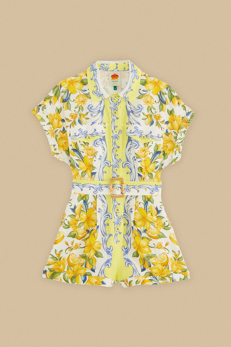 Sicily Scarf Romper-Jumpsuits & Rompers-Uniquities