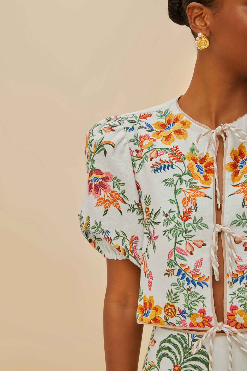 Delicate Forest Blouse-Tops/Blouses-Uniquities
